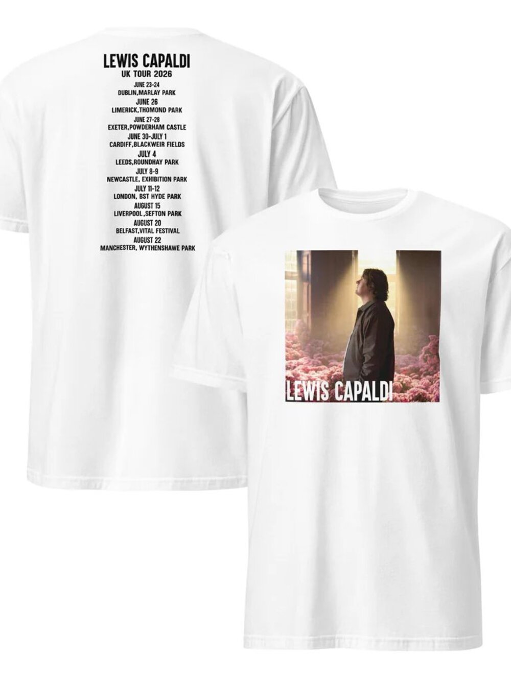 Lewis Capaldi Concert Tshirt Vintage Fan Unisex T Shirt